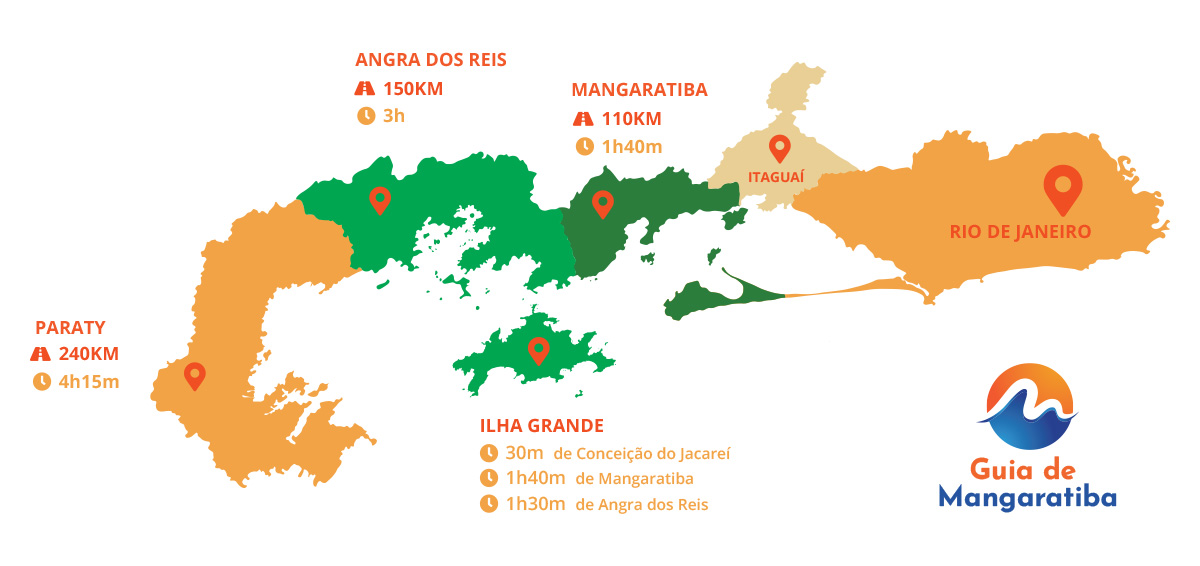 Mapa costa verde